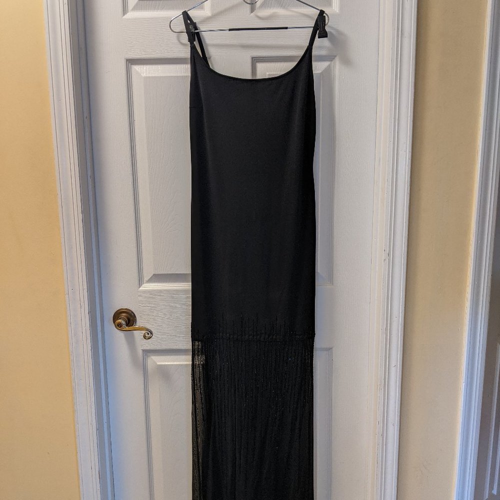 Floor length black Dress